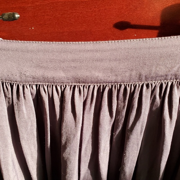 Zara hi-lo gray pleated skirt - Picture 4 of 5